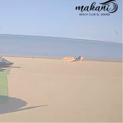 El Gouna Kitesurfing Beach Live Stream from Makani Club