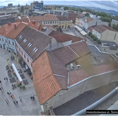 Štúrovo Square & Hviezdoslavova Street Live View