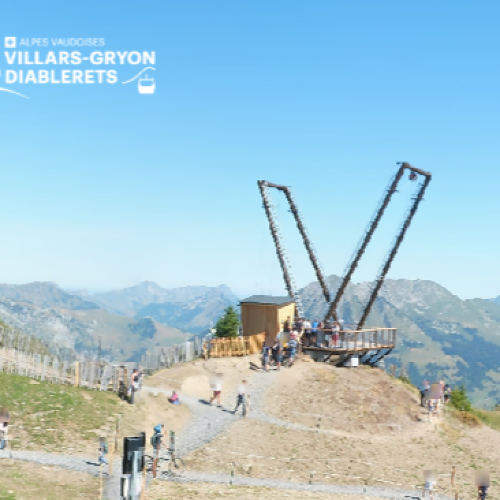 Grand Chamossaire Panorama and BalancAIR Live Cam