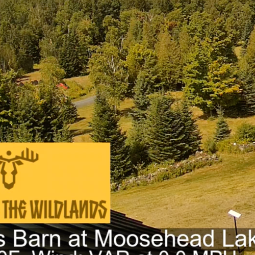 Moosehead Lake Wildlands Barn Live Stream: Maine Wilderness Views
