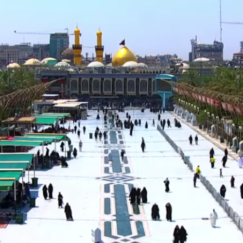 Live Karbala: Al Hussain Shrine and Sacred Plaza View