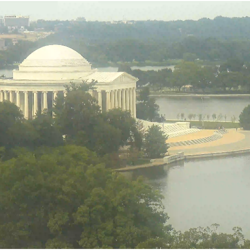 Jefferson Memorial Live View: Washington DC