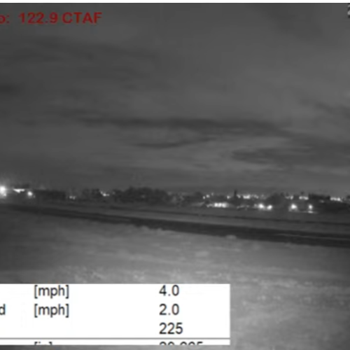 Rosamond Live Camera: Nighttime Mojave Desert View