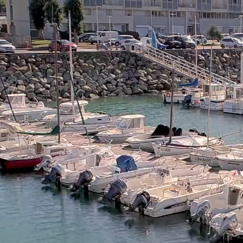 Live View of Dahouët Marina in Pléneuf-Val-André, France