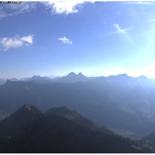 Moléson Bergstation Live Webcam: Panoramic Alpine Views