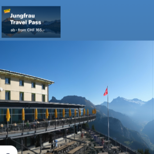 Schynige Platte Live Webcam: Panoramic Swiss Alps Views