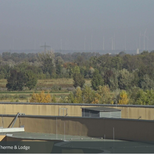 Frauenkirchen Live Camera: St. Martins Therme & Lodge View