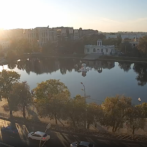 Astrakhan Live Camera: Volga River & City Center View