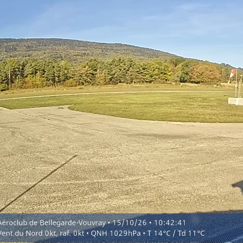 Valserhône Bellegarde-sur-Valserine Live Airfield Webcam: Weather & Scenic Views