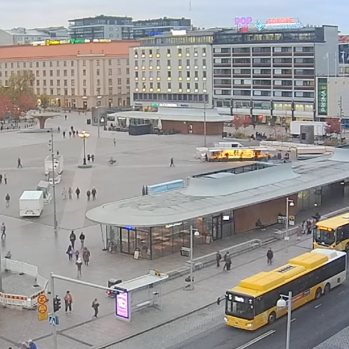 Turku Main Square Live Webcam Finland