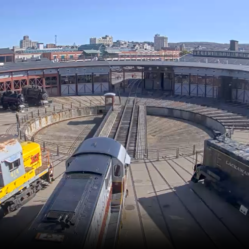 Scranton, Pennsylvania Live Train Roundhouse Webcam