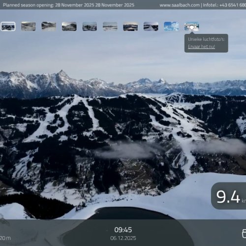Saalbach Schattberg-Ost Live Webcam: Alpine Views & Ski Slopes