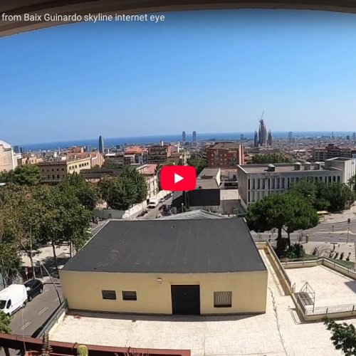 Barcelona Skyline Live: Views from Baix Guinardó, Spain