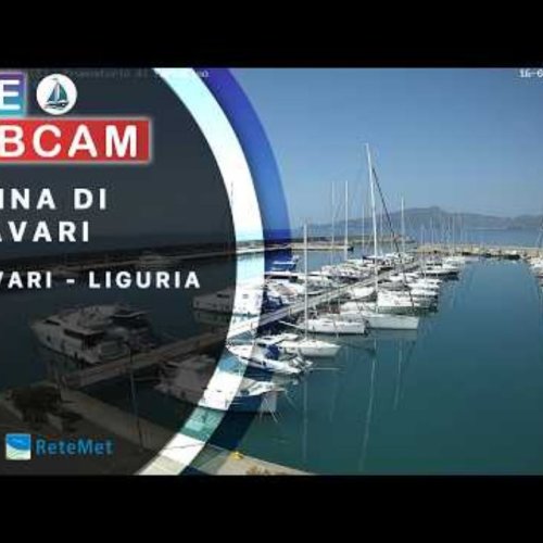 Marina di Chiavari Live Webcam: Ligurian Coast View