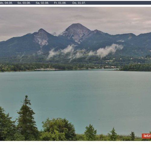 Faaker See Live Webcam: Alpine Lake & Mountain Views from Drobollach