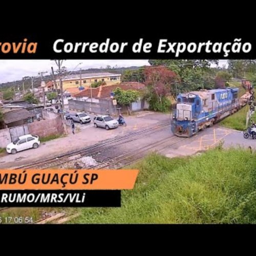 Embu-Guaçu Rail Crossing Trainspotting 🌳🚂