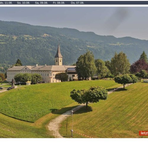 Ossiach Abbey Live Webcam: Scenic Views of Ossiacher See