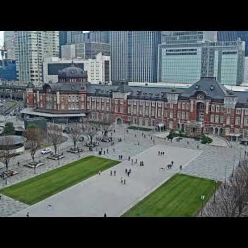 Tokyo Station Live Webcam: Marunouchi Plaza View