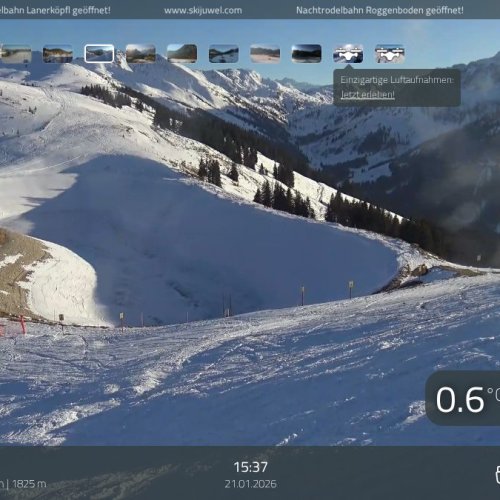 Wildschönau Schatzberg-Gernalm Live Webcam: Austrian Alps & Ski Slopes