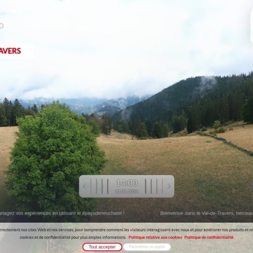 La Robella, Val-de-Travers Live Webcam Buttes Switzerland