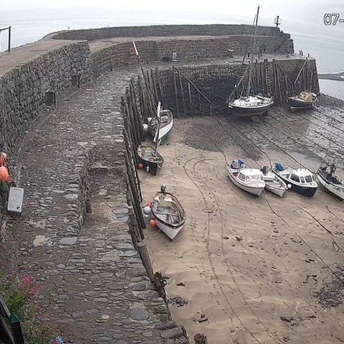 Clovelly Harbour Live Webcam: Historic Devon Village Views