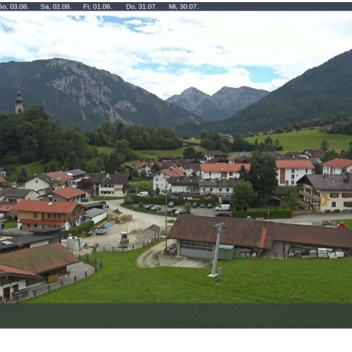 Ruhpolding Westernberg Live Webcam: Bavarian Alps Village View