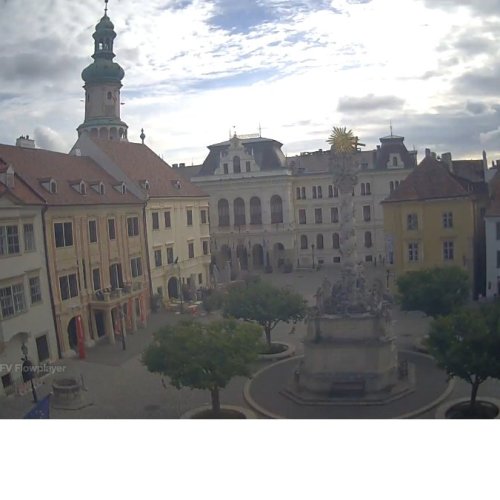 Sopron Main Square Live Webcam – Historic Hungary View