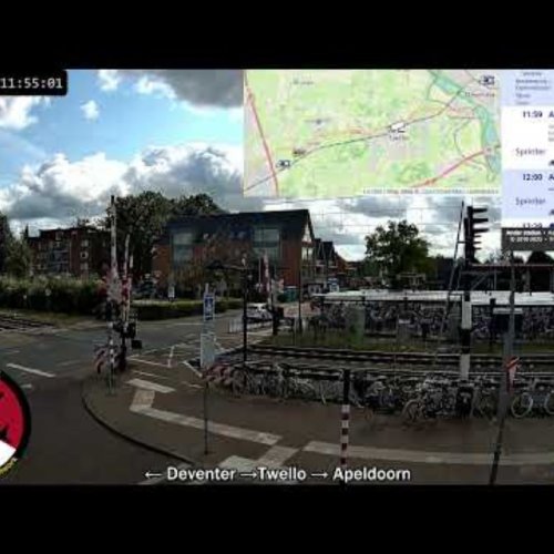 Twello Rail Crossing Live Webcam - Netherlands