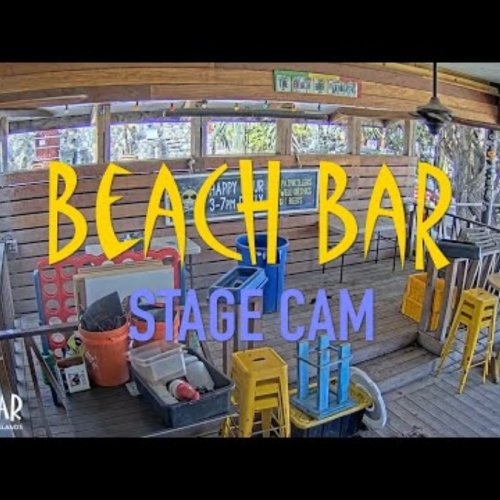 St. John Beach Bar Stage Live Webcam, US Virgin Islands