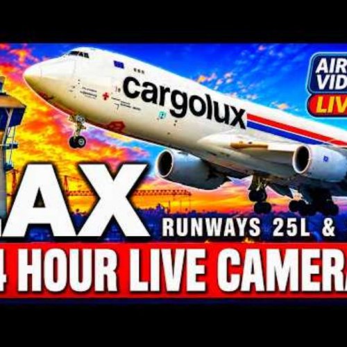 LAX Runways 25L & 25R Live Cam | Los Angeles Airport View