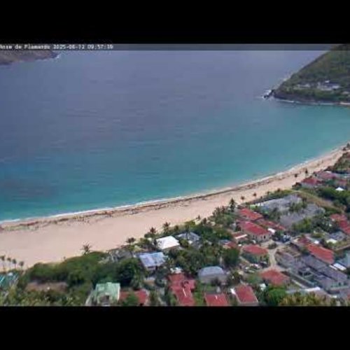 Flamands Beach St. Barts Live Webcam