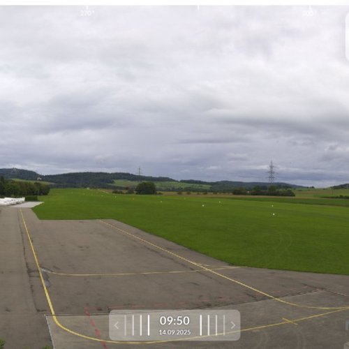 Schupfart Airfield Live Webcam: Fricktal, Switzerland
