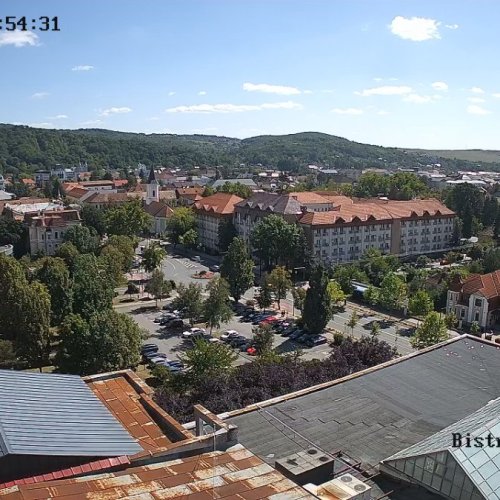 Bistrita Transylvania Live Camera: Panoramic City View