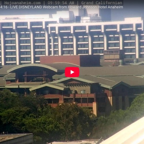 Disneyland Resort Live Cam: Grand Californian Hotel & Pixar Place