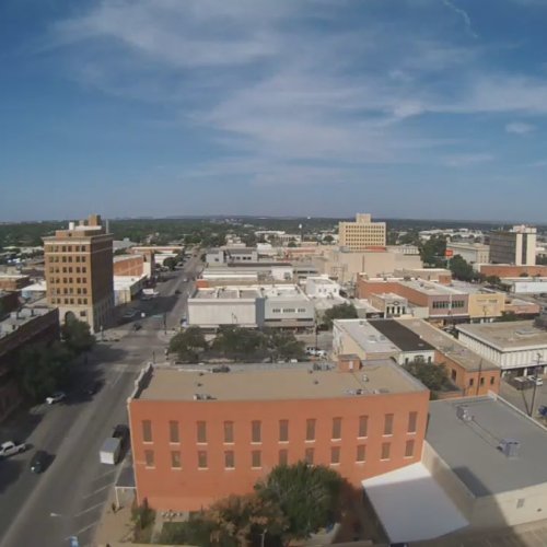 San Angelo Texas Live Webcam: Downtown Cityscape & Weather View