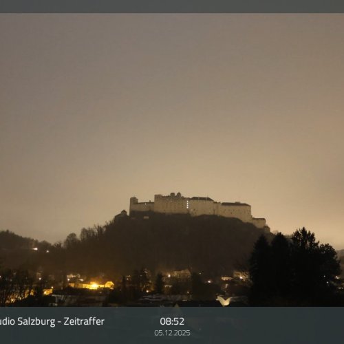 Salzburg Hohensalzburg Fortress Live Webcam View