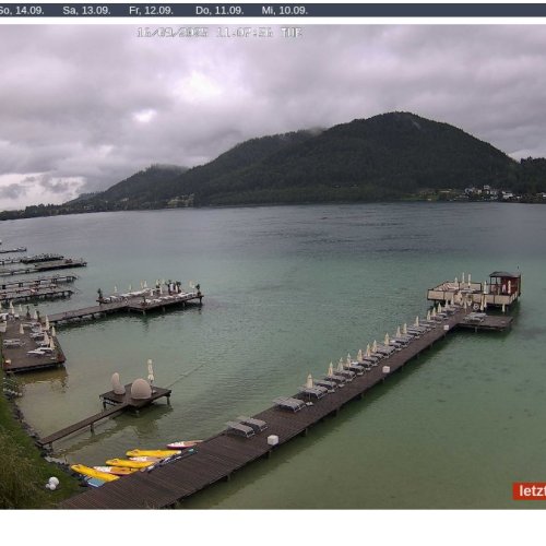 Klopeiner See Live Webcam: Hotel Sonne Views in Sankt Kanzian, Austria