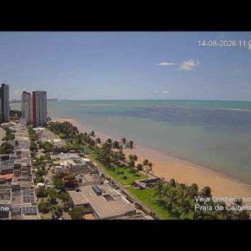 Jaboatão dos Guararapes Beach Live Cam: Pernambuco Coast View