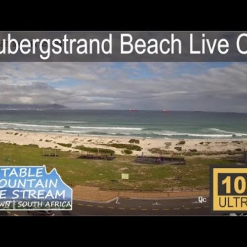 Bloubergstrand Beach Live Cam: Table Mountain Views