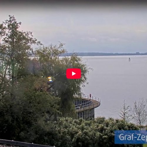 Graf-Zeppelin-Haus Live Webcam: Lake Constance, Friedrichshafen 🇩🇪