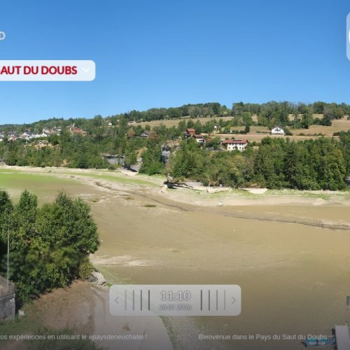 Les Brenets, Pays du Saut du Doubs Live Webcam