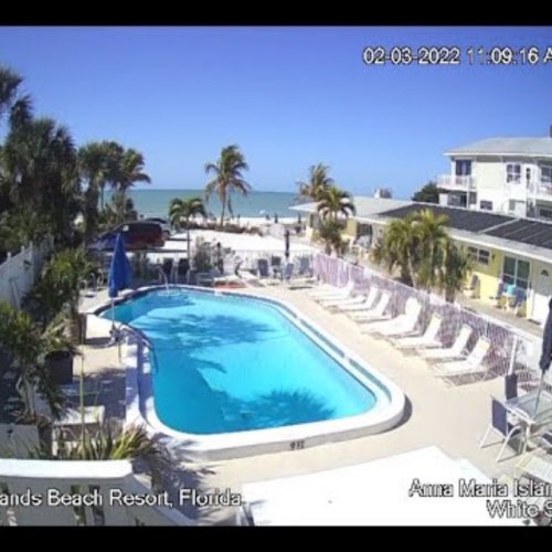 Anna Maria Island Pool White Sands Beach, FL, USA