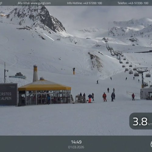 Hochgurgl Ski Resort Live: Alpine Slopes & Lifts in HD