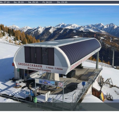 Grossesckbahn Bergstation Live Webcam: Mauternsdorf, Austria