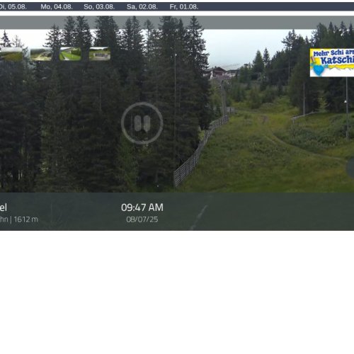 Tschanneckbahn Live Webcam: Katschberghöhe Alpine Views