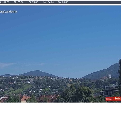 Weiz Webcam: Panoramic Views of Styrian Hills & Town