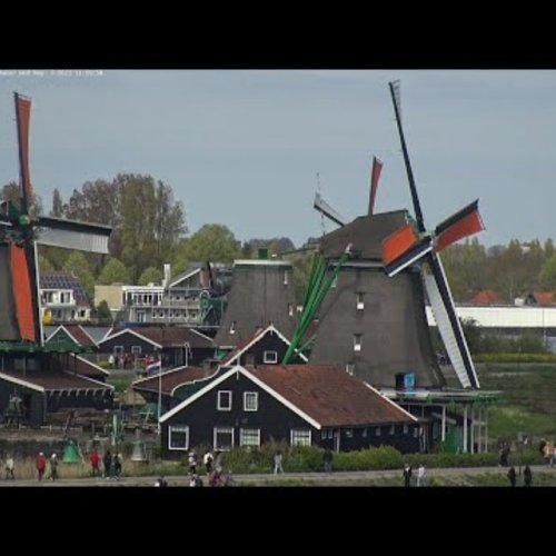Zaanse Schans Windmills Live: Zaandam, Netherlands