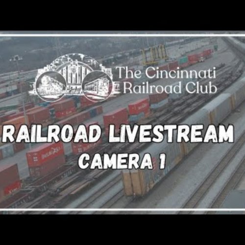 Cincinnati Rail Yard Live Cam: Freight Train Action