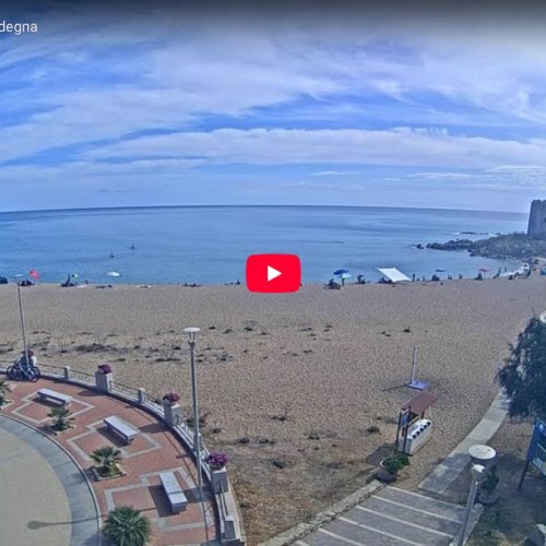 Torre di Barì Beach Live Webcam, Bari Sardo, Sardinia