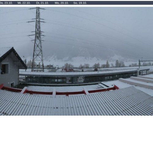 Live Oberwald View: Matterhorn Gotthard Bahn & Alpine Scenery